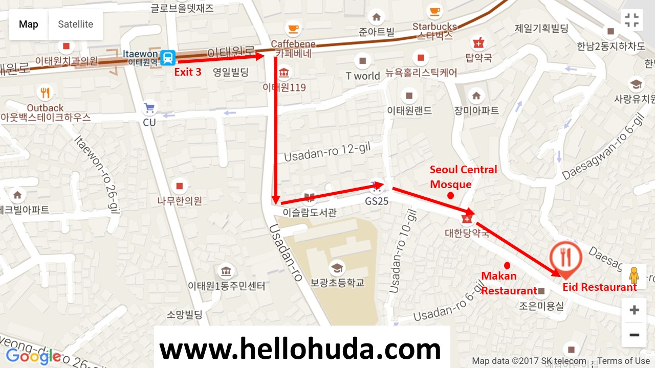 direction to eid restaurant seoul korea